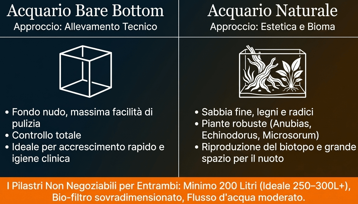 come creare l'acquario per i discus