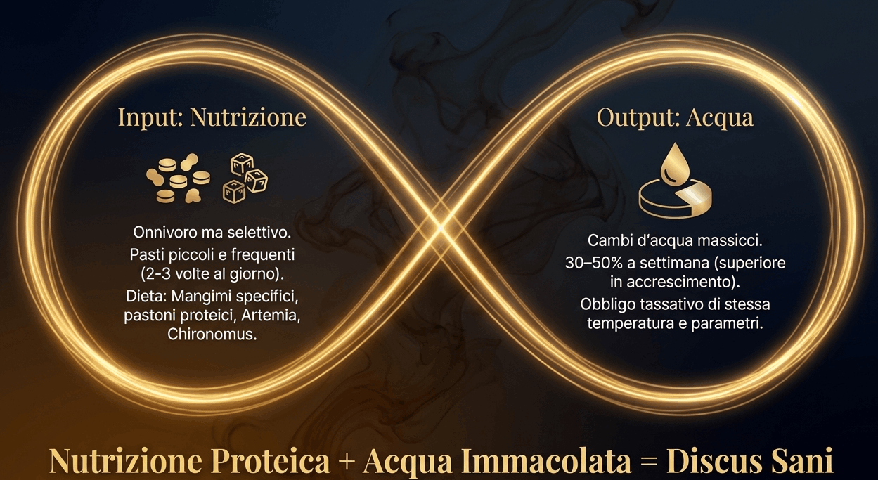 Alimentazione e cambi d'acqua