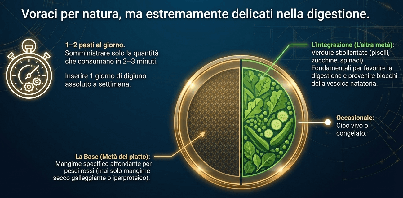 alimentazione pesce rosso