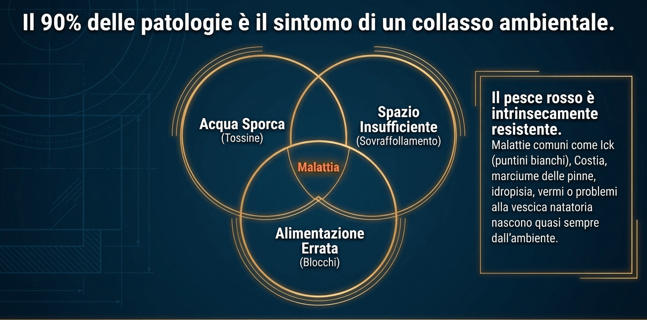 malattie pesce rosso