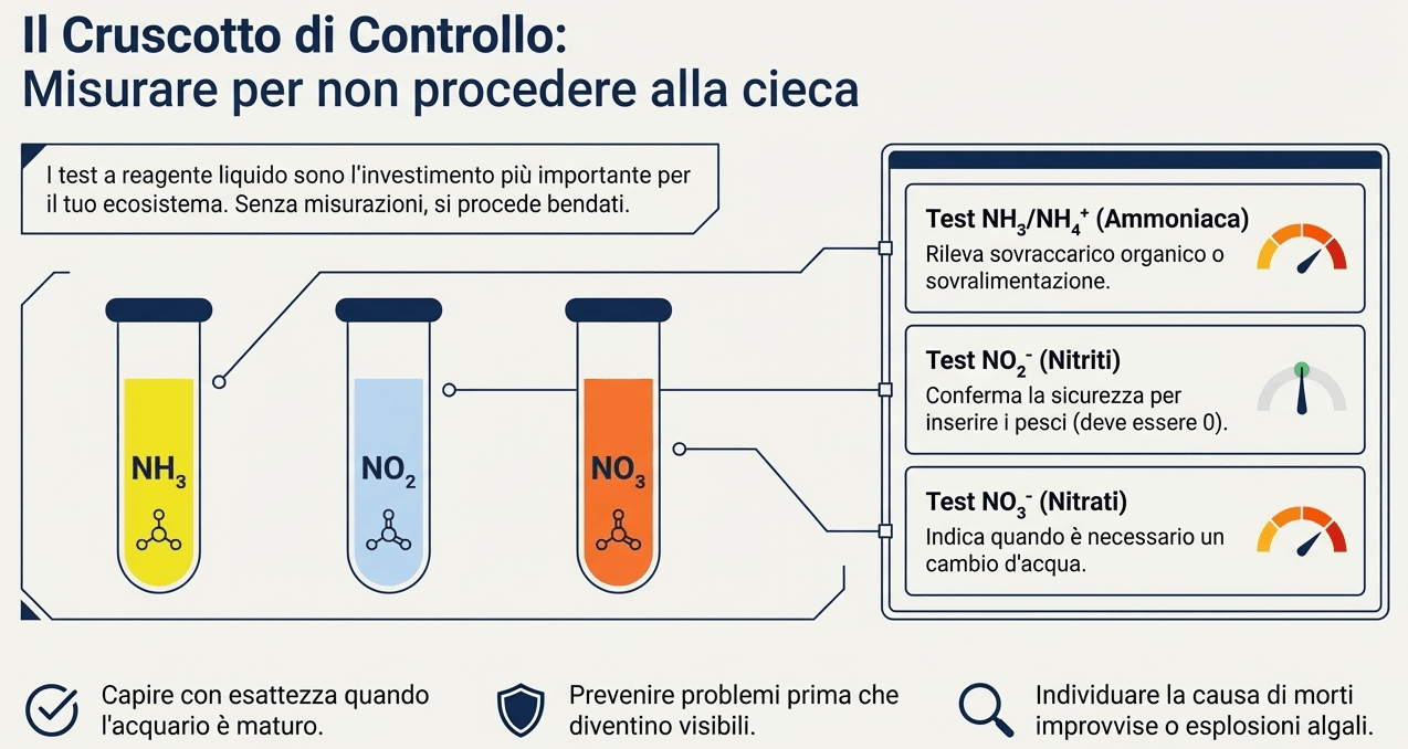 I test per l'acquario