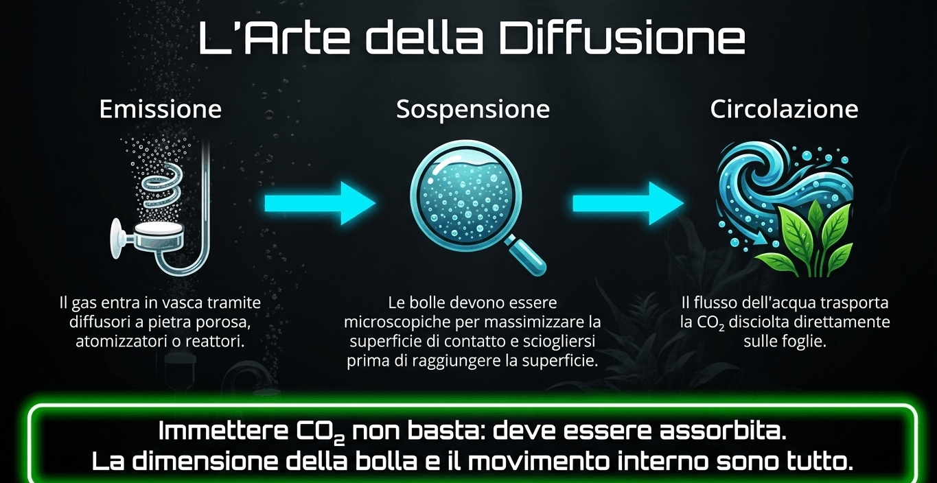 diffondere la co2