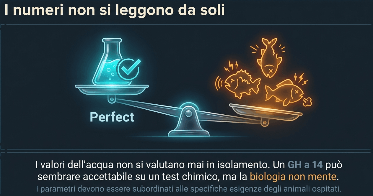 pesci valori differenti cosa fare