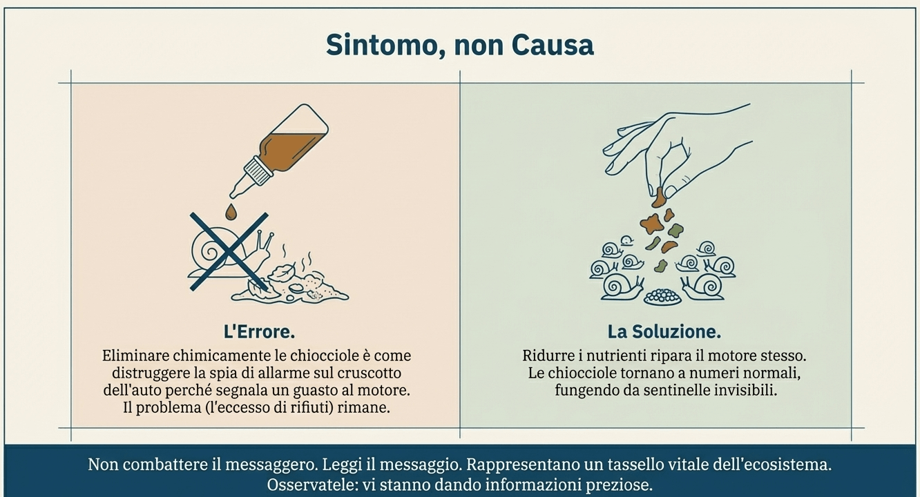 evitare invasione chiocciole
