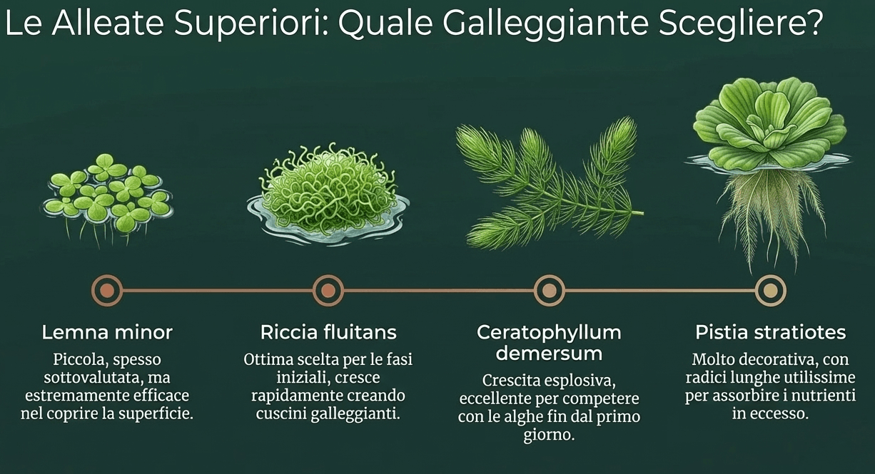 le migliori piante galleggianti