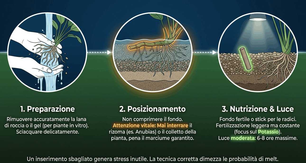 evitare scioglimento piante