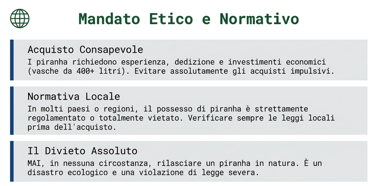 piranha e leggi