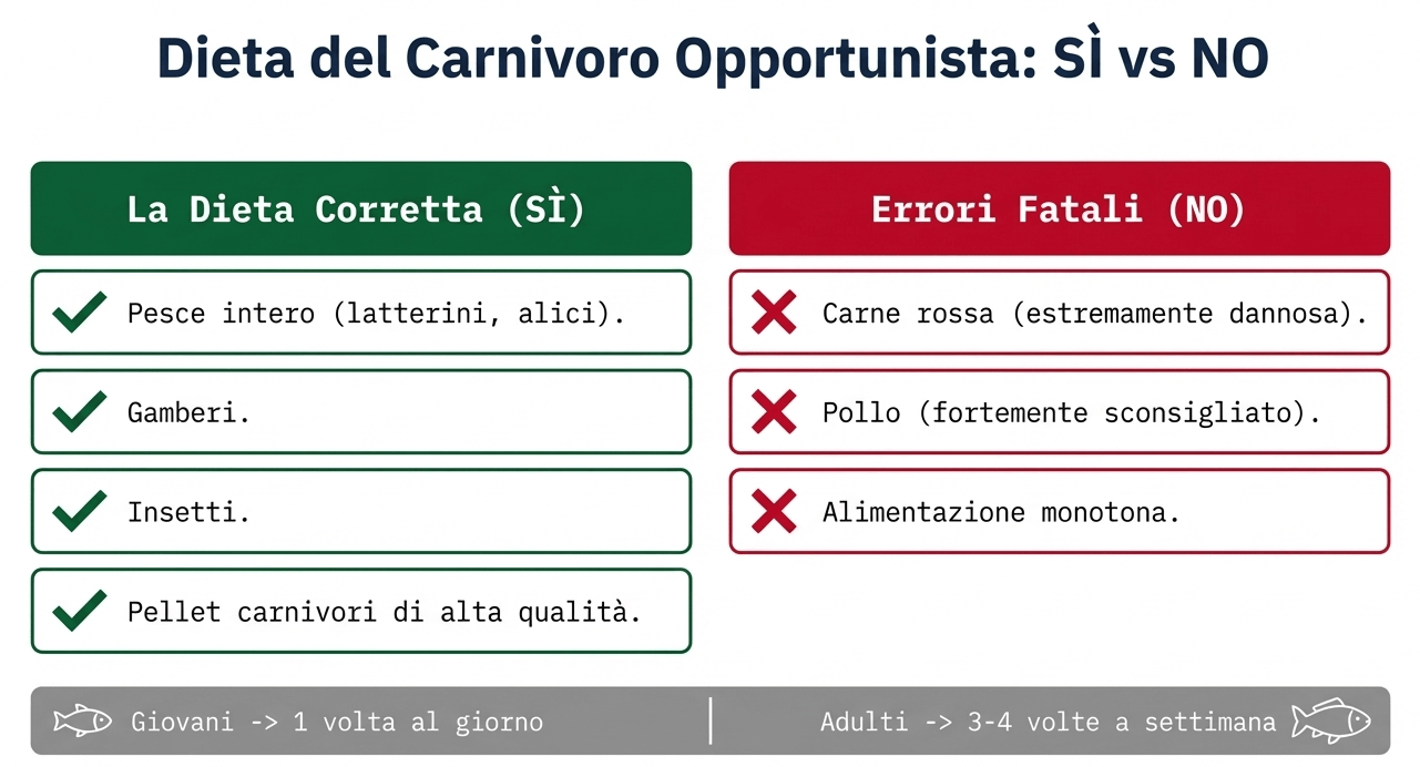 cosa mangiano i piranha