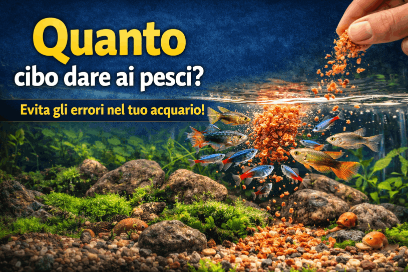 quanto cibo dare ai pesci?