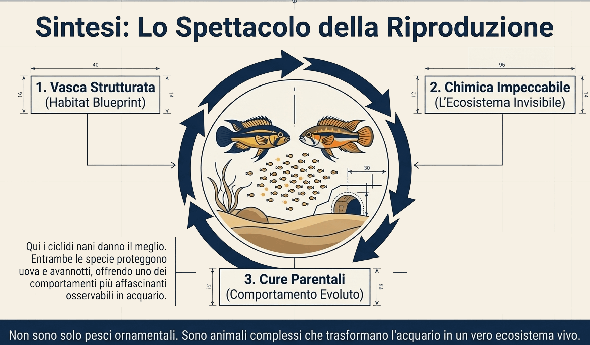 riproduzione ciclidi nani