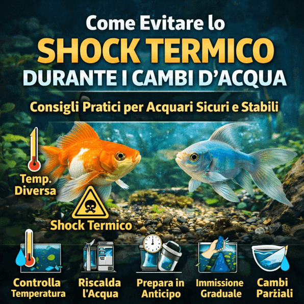 Shock termico in acquario