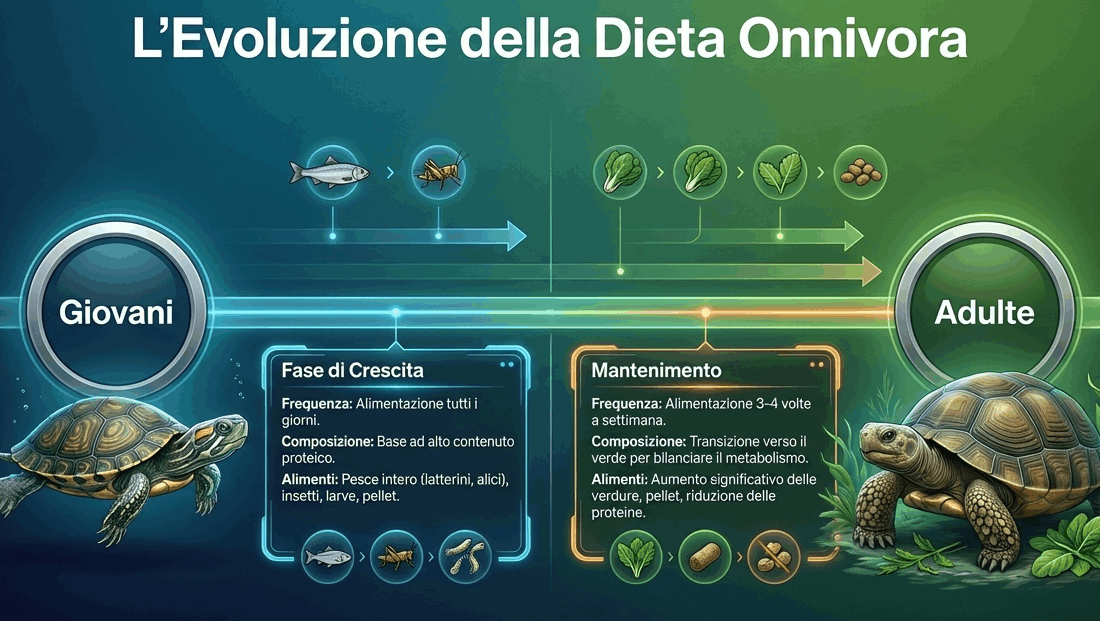 cosa mangiano le tartarughe acquatiche