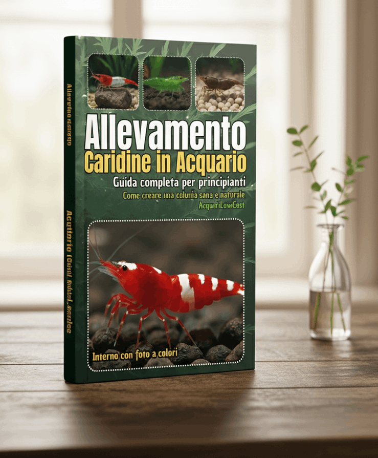 Allevamento caridine in acquario naturale gestione riproduzione e microecosistema stabile