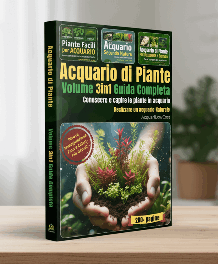 Acquario naturale di piante acquatiche crescita e gestione ecosistema vegetale acquario dolce